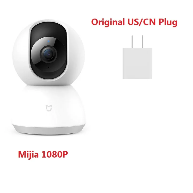 Xiaomi IMI умная камера Веб-камера 1080P WiFi Pan-tilt ночное видение 360 Угол видео камера Детский Монитор домашняя камера безопасности - Цветной: MIJIA US Plug