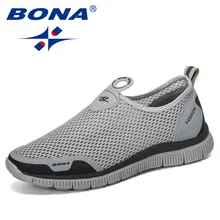 BONA – baskets confortables en maille Pour Hommes, Krasovki Mocassin, panier, Chaussures Pour Hommes