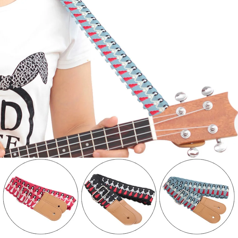 Buy Ukulele Strap Hand woven Embroidery Weaving Style