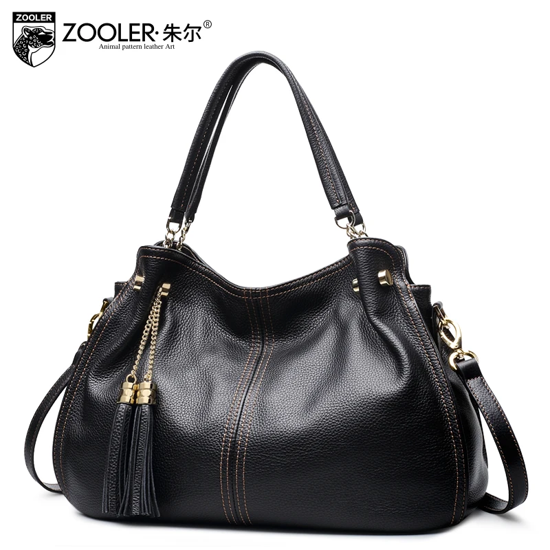 ZOOLER 2017 NEW quality&luxury women bag genuine leather handbags bolsa feminina classic shoulder messenger bags luxury#8110