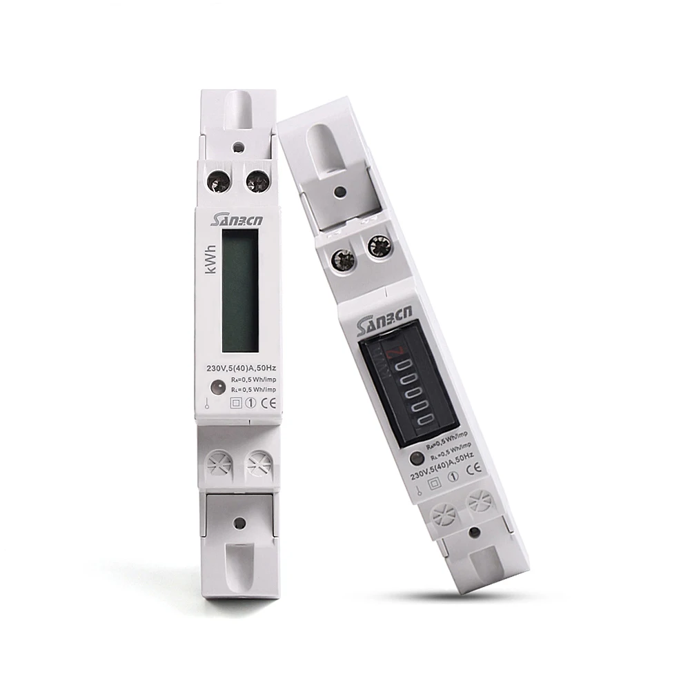 

2018 new arrival most ideal CE approval single phase power meter 230V 50Hz 110V 60Hz din watt meter high precision energy meter