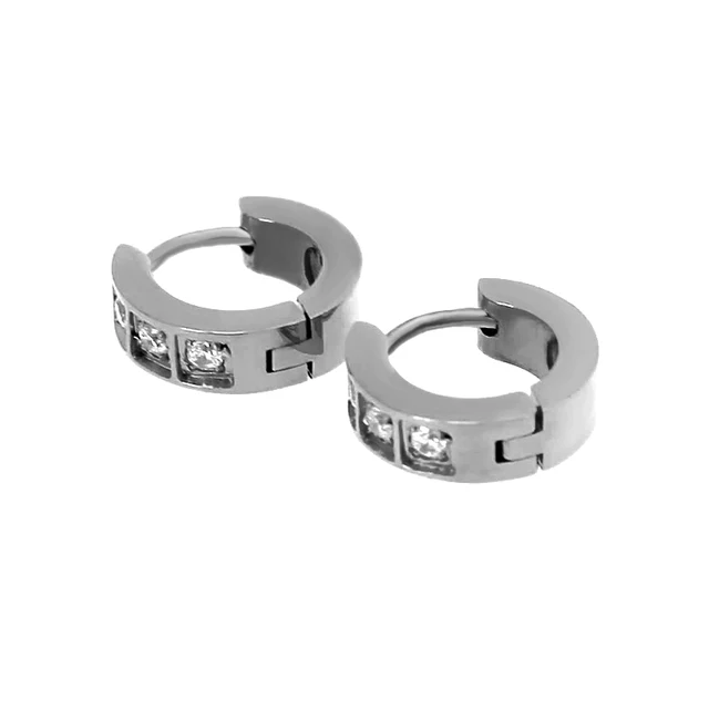 Classic Ladies High Polished Round Hoop Earrings Full Gold