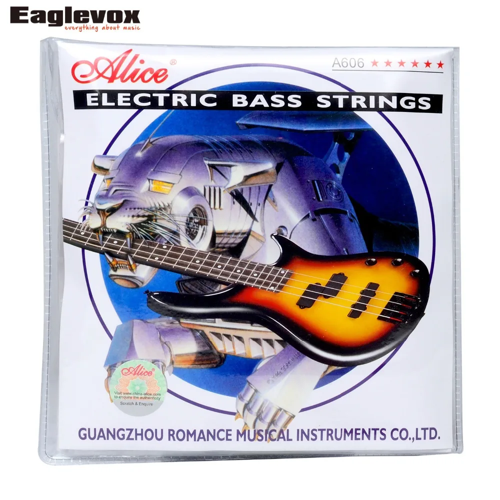 Alice Electric Bass Strings Steel Core Nickel Alloy Wound Bass