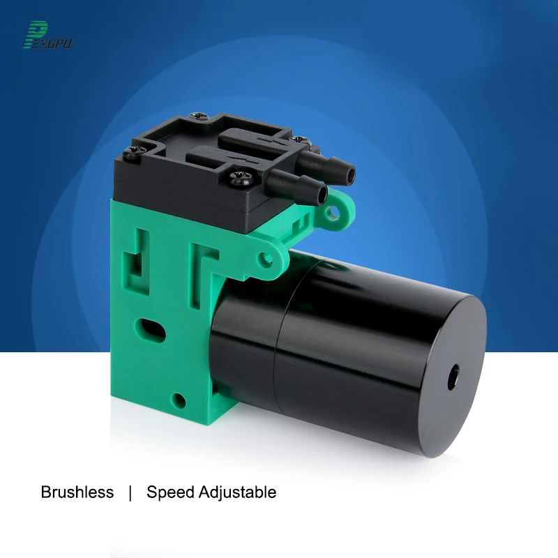 12V/24V EPDM Micro Vacuum Pump Air Gas Analysis Miniature Diaphragm Air Pump Small Air Sampling