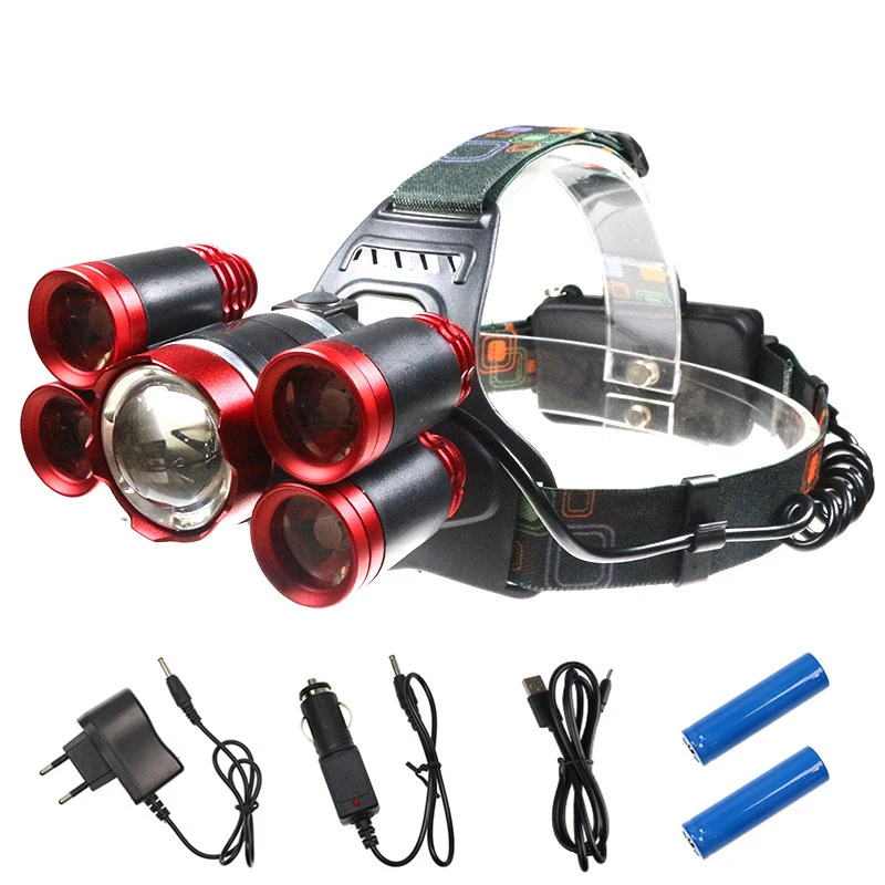 12000LM XML T6 LED 18650 Zoomable Scheinwerfer Kopflampe Stirnlampe Kopf Lampe Y 12000LM XML T6 LED 18650 Zoomable Scheinwerfer Kopflampe Stirnlampe Kopf Lampe Y