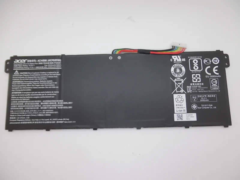 Новый оригинальный аккумулятор для Acer Aspire E3-111 ES1-511 E5-721 E5-731 E5-771 E5-771G E5-731G ES1-433 15 2 V 48WH