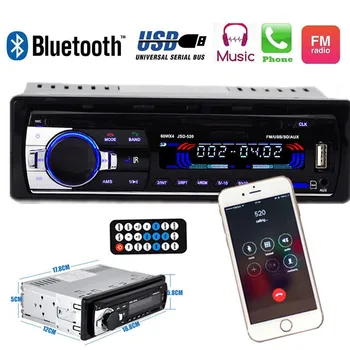 

12Pin 12V Car MP3 Player FM Radio Stereo Bluetooth 1 DIN In Dash SD/USB /AUX N20D