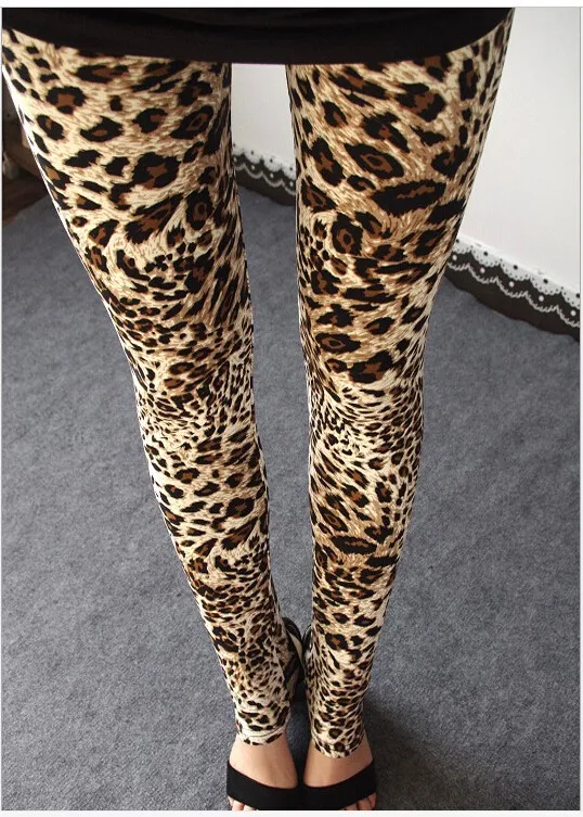 YSDNCHI Leopard Printing Leggins Women Pants 2021 Fashion Slim High Waist Elasticity Gym Fitness Sexy Push Up Leggins ribbed leggings