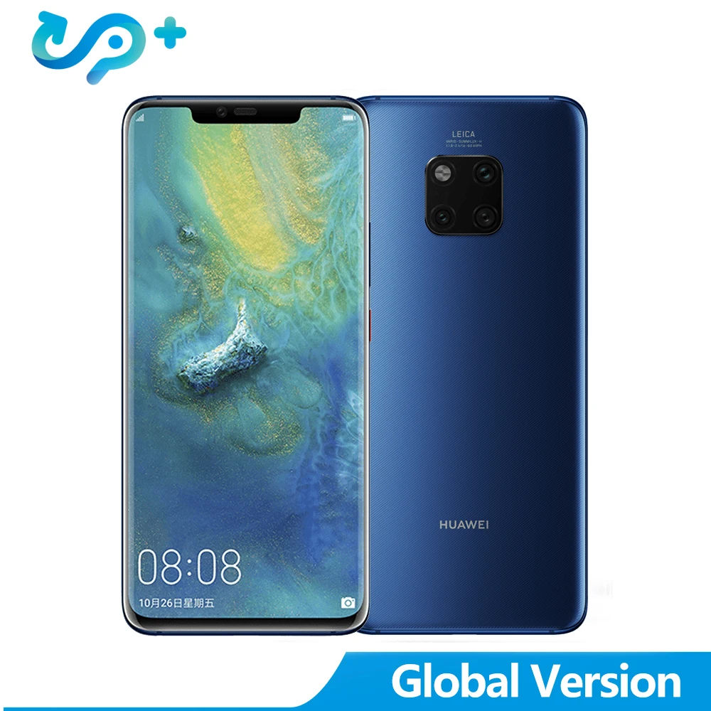 Глобальная версия mate 20 PRO 6 г 128 мобильный телефон 4 LTE Octa Core 6,39 "3120*1440 4200 мАч отпечатков пальцев ID NFC