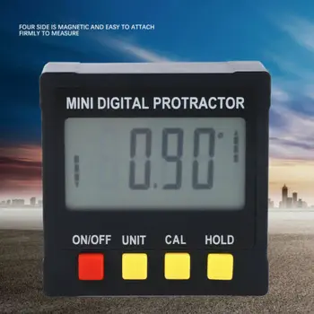 

Digital Inclinometer Bevel Box Angle Protractor Gauge Spirit Level LCD Display