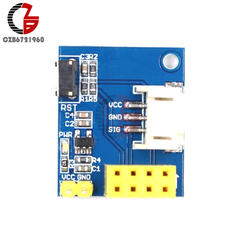 ESP8266 ESP-01 ESP-01S RGB светодиодный модуль контроллера DIY DC 3,7 V-5 V 5 V для Arduino IDE WS2812 бар/кольцо Умные Электронные