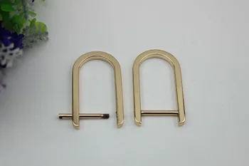 

10pcs/lot Luggage hardware accessories inner diameter of 2CM removable screws D ring buckle / D word buckle