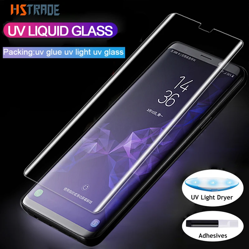 

Nano Liquid Screen Protector For Samsung Galaxy S10 Plus Tempered Glass Full UV Glass For Samsung S9 S8 Plus Note 8 9 S7 S6 Edge