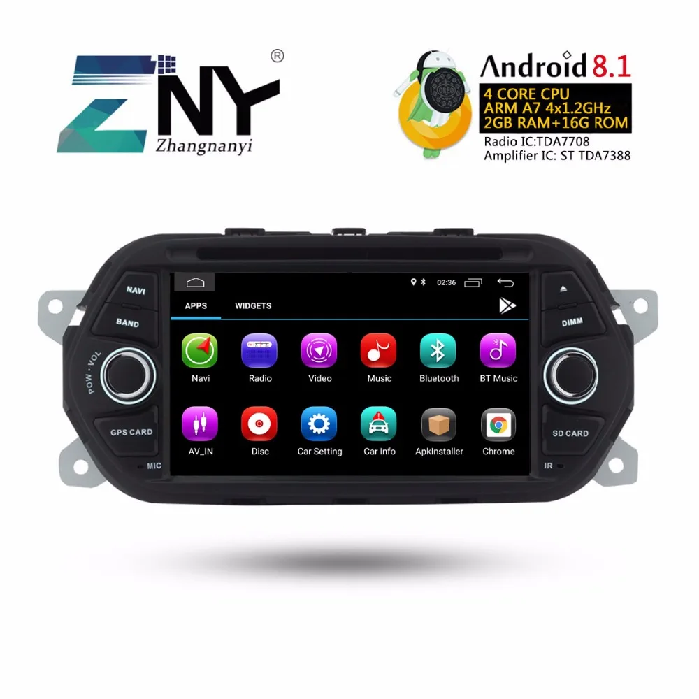 7 &quotHD Android 8 1 автомобильный DVD авто радио для Fiat Tipo Egea Dodge Neon 2015 2018 gps навигация FM RDS Wi