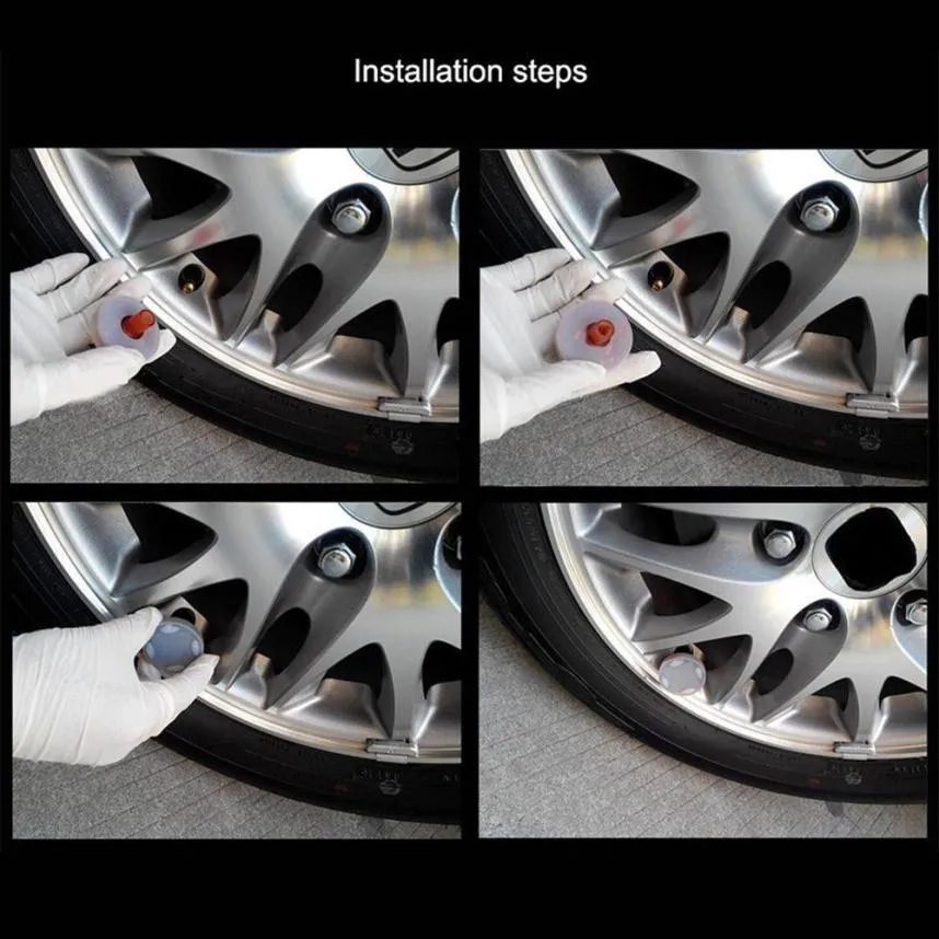 Car Tire Wheel Lights Solar Waterproof Auto Energy Lamp Decorative Tire Air Valve Cap Colorful LED01