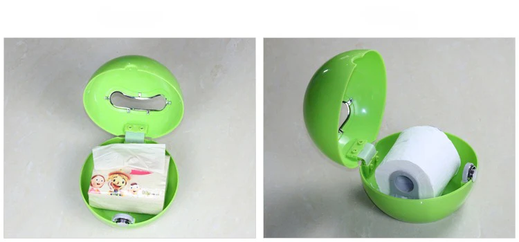 Креативный мультфильм Шарообразная коробка для салфеток санитарный рулон бумага для хранения ванная комната Спальня наклейка на крышку в туалете бумажные коробки держатель