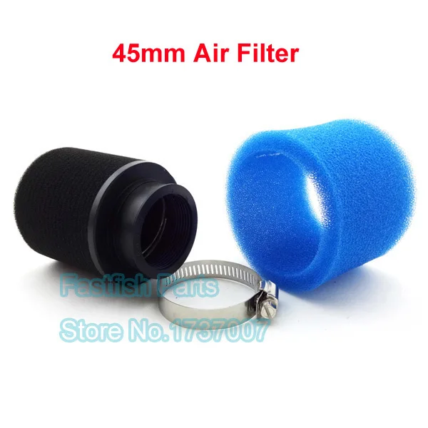 45mm Foam Air Filter For Go Kart Scooter ATV Quad Pit Dirt Bike Moped Motorcycle
