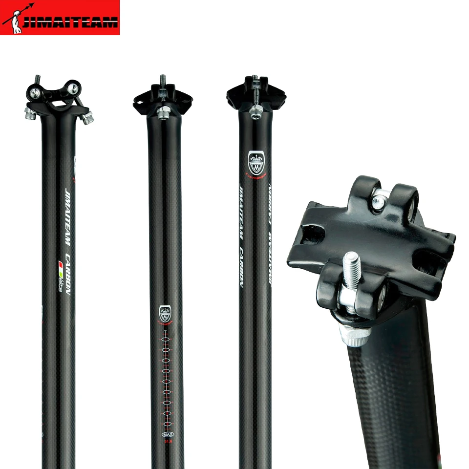 JIMAITEAM NEW Carbon Seatpost Road Bicycle Seat Post Carbons Fiber