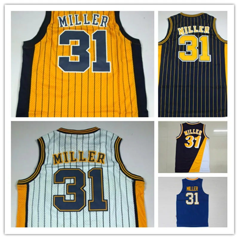 reggie miller basketball jersey