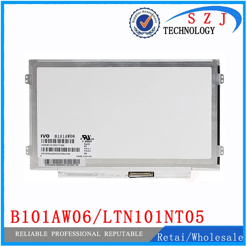 

New 10.1" inch slim LED Screen Display B101AW06 LTN101NT05 N101I6 B101AW02 hsd101pfw4 for ACER ASPIRE ONE D255 D260 D257 D270