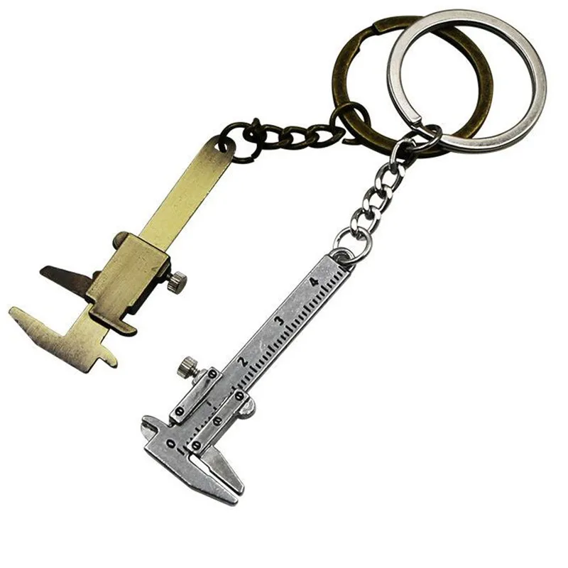 

Mini Key Ring Calipers Special Simulation Model Slide Ruler Vernier Caliper Key Chain Key Ring Portable Measuring Gauging Tools
