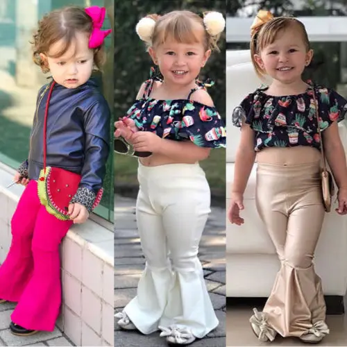 little girl high waisted pants