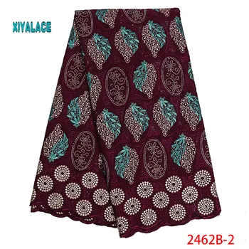 

Nigerian Lace Fabrics 2019 African Swiss Voile Lace High Quality French Swiss Voile Lace in Switzerland For Wedding YA2462B-2