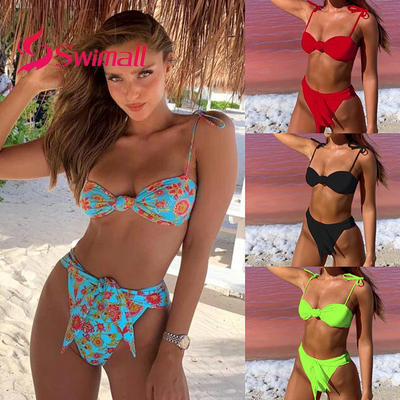 

2019 Women Sexy Bikini Set Swimsuit High Waist Swimwear Female Striped Bathing Suit Summer Beach Wear Maillot De Bain Biquinis