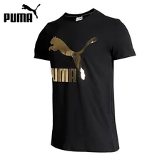 Новое поступление, Оригинальные Классические мужские футболки с логотипом Пума, спортивная одежда с коротким рукавом