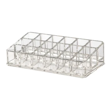 

12-Slot Clear Acrylic Makeup Lipstick Display Stand Storage Rack Holder Cosmetic Organizer