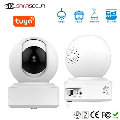 H2 Smart Tuya умный дом сигнализация Wi-Fi импульсивный осветитель сирена с HD 2.0MP Wifi Ip камера