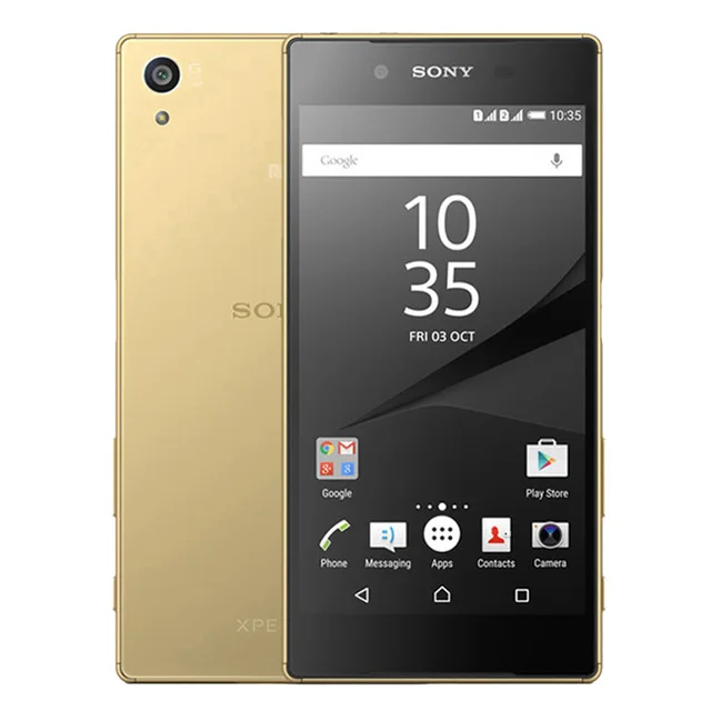 sony Xperia Z5 E6653, четыре ядра, 5,2 дюймов, 3 Гб ОЗУ, 32 Гб ПЗУ, японская версия, 23 МП, 4G, без NFC, разблокированный мобильный телефон - Цвет: Золотой