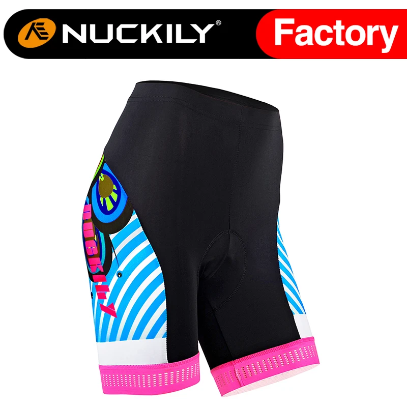ФОТО Nuckily summer Women'S Cycling apperal 4cm knitted elastic ban shorts  GB008