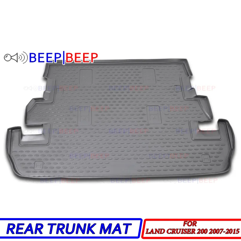 

For Toyota Land Cruiser Prado 200 2007-2015 car trunk mat iner boot cargo tray floor carpet boot cargo rear styling decoration