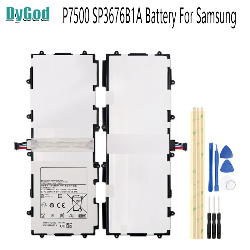 

7000mAh SP3676B1A Battery For Samsung Galaxy Note 10.1 GT-N8000 N8005 N8010 N8013 N8020 P7500 P7510 P5100 P5113 Tablet Batteria