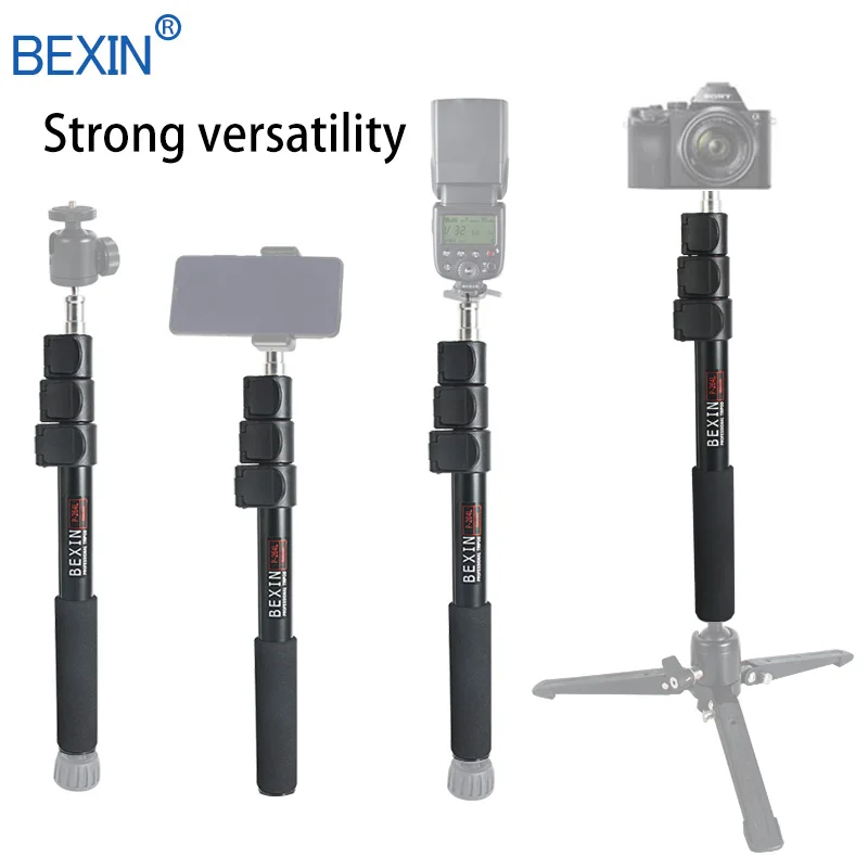  BEXIN flash accessories 102cm portable handheld flash bracket 1/4 screw interface photography light