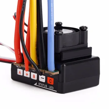 

80A ESC Adjustable Sensored & Sensorless Brushless Speed Controller For 1/10 Cross-country running Car Truck
