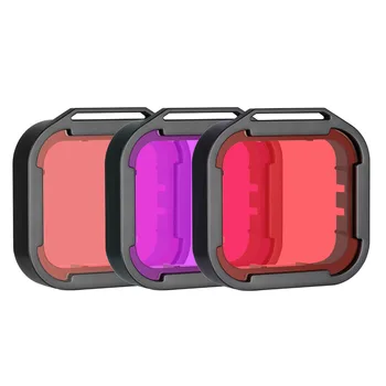 

Neewer 3-Pack Diving Filter for GoPro Hero 7/6/5 - Attach on GoPro Waterproof Housing(Not Include), Enhance Color for Underwater