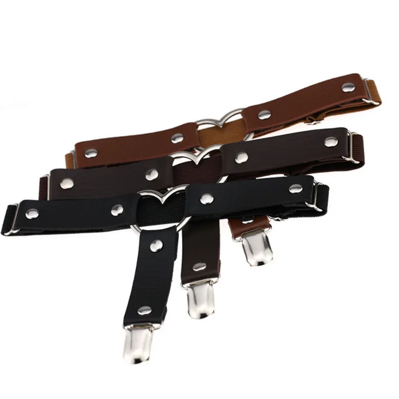 Sexy Women Studded Love Heart Leg Garters Rivet Punk Goth Harajuku Handmade Belt Ring Garters Gift FS99 Sexy Women Studded Love Heart Leg Garters Rivet Punk Goth Harajuku Handmade Belt Ring Garters Gift FS99