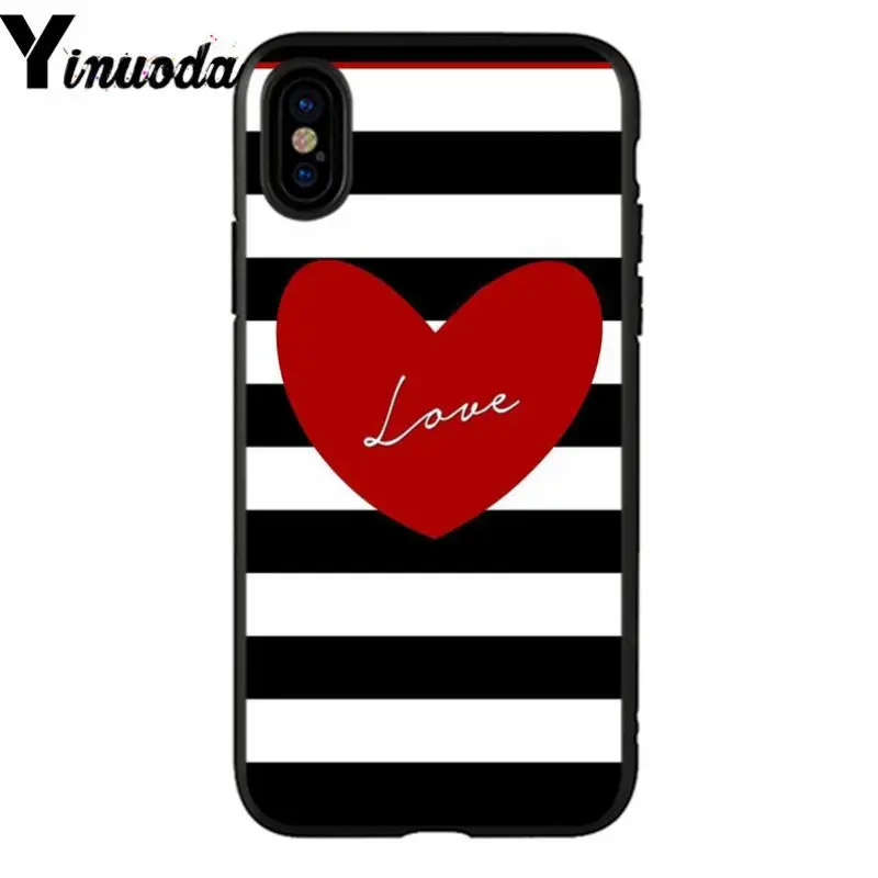 Chromatic stripe lips heart 