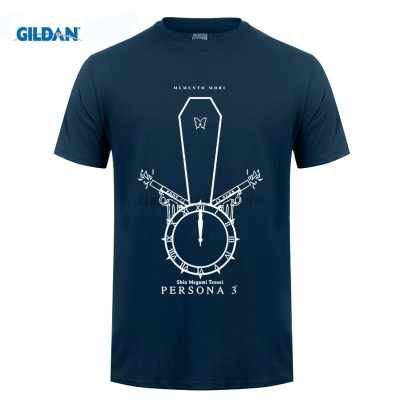 GILDAN Persona 3 Мужская футболка популярная Удобная на заказ для мальчиков с круглым