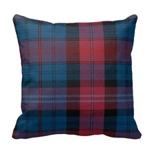Fabulous Evans Tartan Pillow Case (Size: 45x45cm) Free Shipping