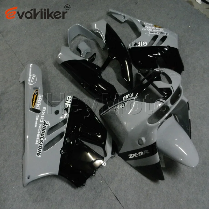 

Custom order+Botls gray black ABS Motorcycle Fairing for ZX-9R 1994-1997 ZX 9R 1994 1995 1996 1997 Motorcycle panels H2