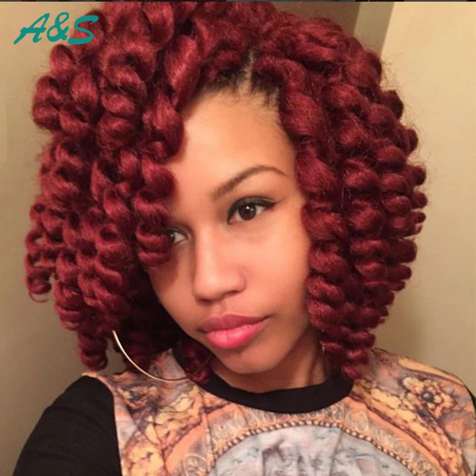 Beautiful Jumpy Wand Curl Twist Janet Crochet Braids Bounce Curl