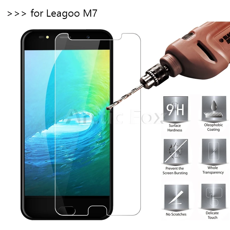 3 шт./лот закаленное Стекло для Leagoo M7 5 дюймов Экран протектор Защитная пленка