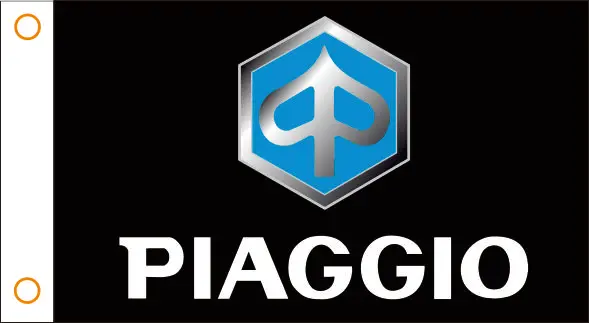 Флаг для мотоцикла флаг PIAGGIO 3x5 футов полиэстер 01 | Дом и сад
