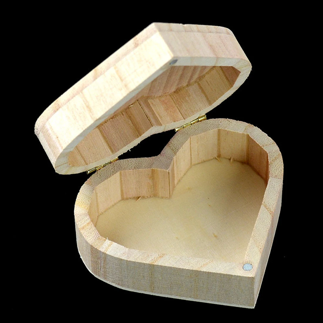 

2017 New Arrive Storage Boxes Love Heart Shape Wood Box Jewelry Box Wedding Gift Home Storage Bin Earrings Ring box