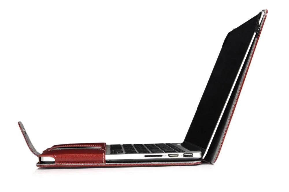 Горячая Бизнес кобура pu кожаный чехол для Apple MacBook Air Pro retina 11 12 13,3 15,4 Pro 13 15 дюймов с сенсорной панелью