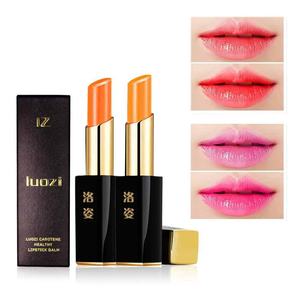 

Natural Lip Balm Oil Temperature Changing Color Moisturizing Lip Balm Pink Waterproof Lip Balm Glitter Lipstick Lip Care Beauty