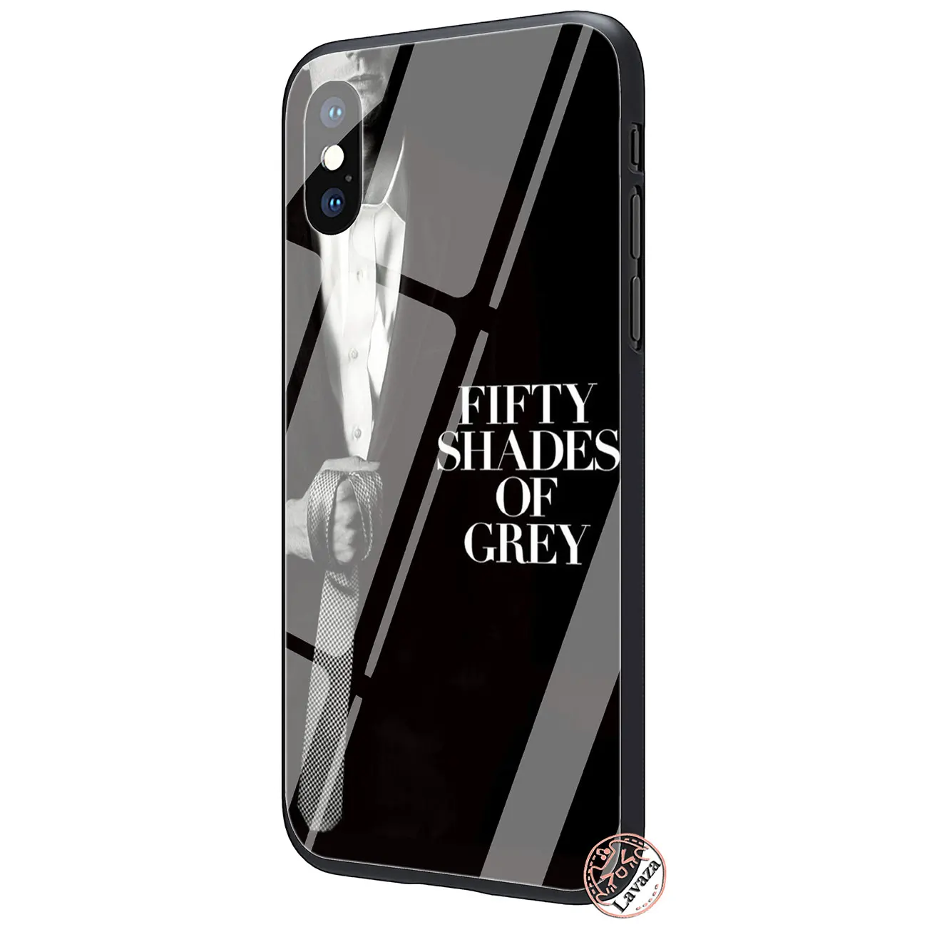 Lavaza Fifty Shades из серого закаленного стекла чехол для телефона Apple iPhone XR XS Max X 8 7 6 6 S Plus 5 5S SE чехлы - Цвет: TG6